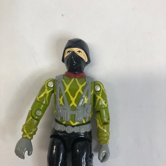 GI Joe Cobra Python Trooper Action Figure 1989 With File Card & Weapon - Picture 8 of 15